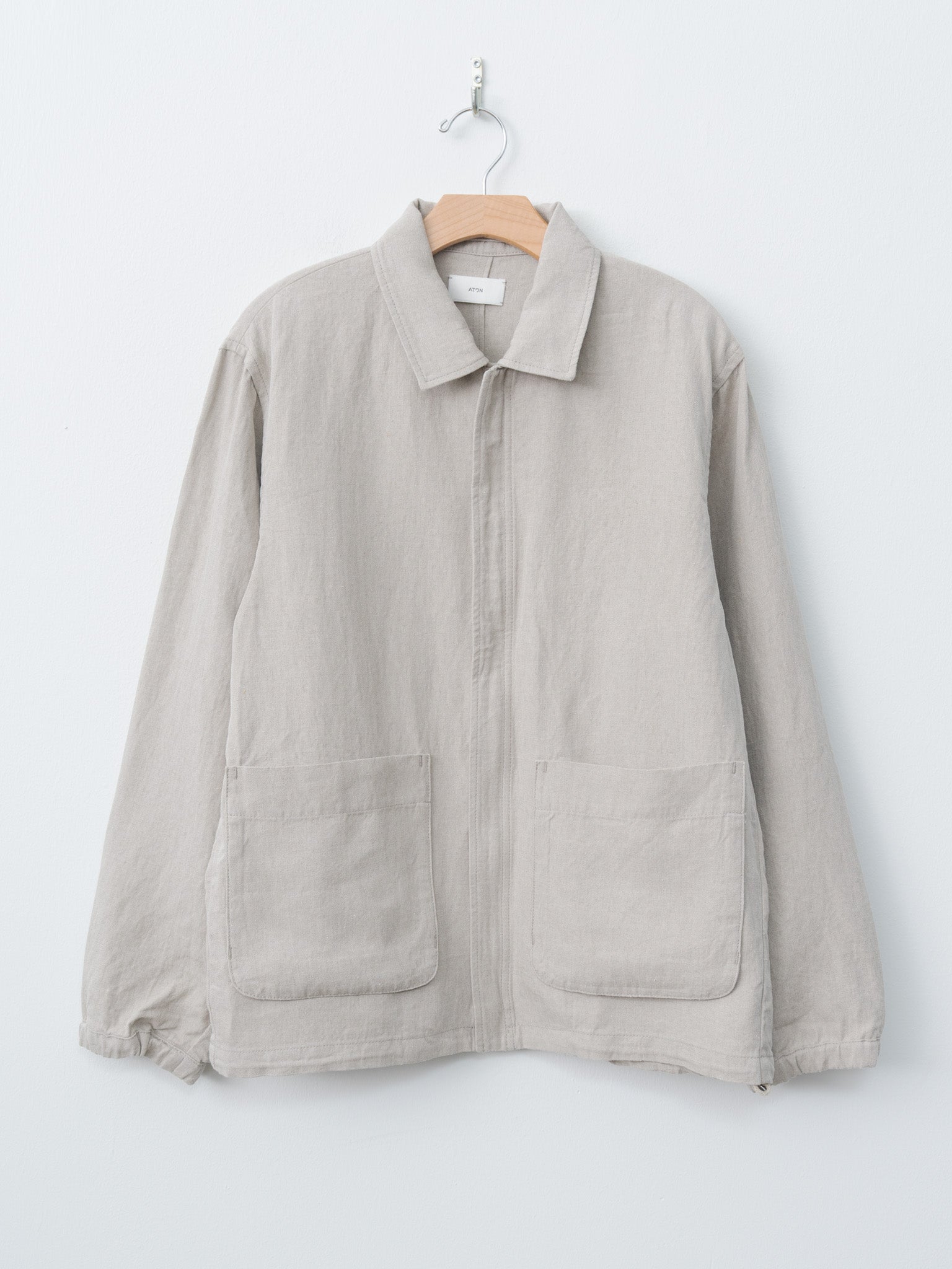 Namu Shop - Aton Hard Linen Utility Jacket - Raw Linen