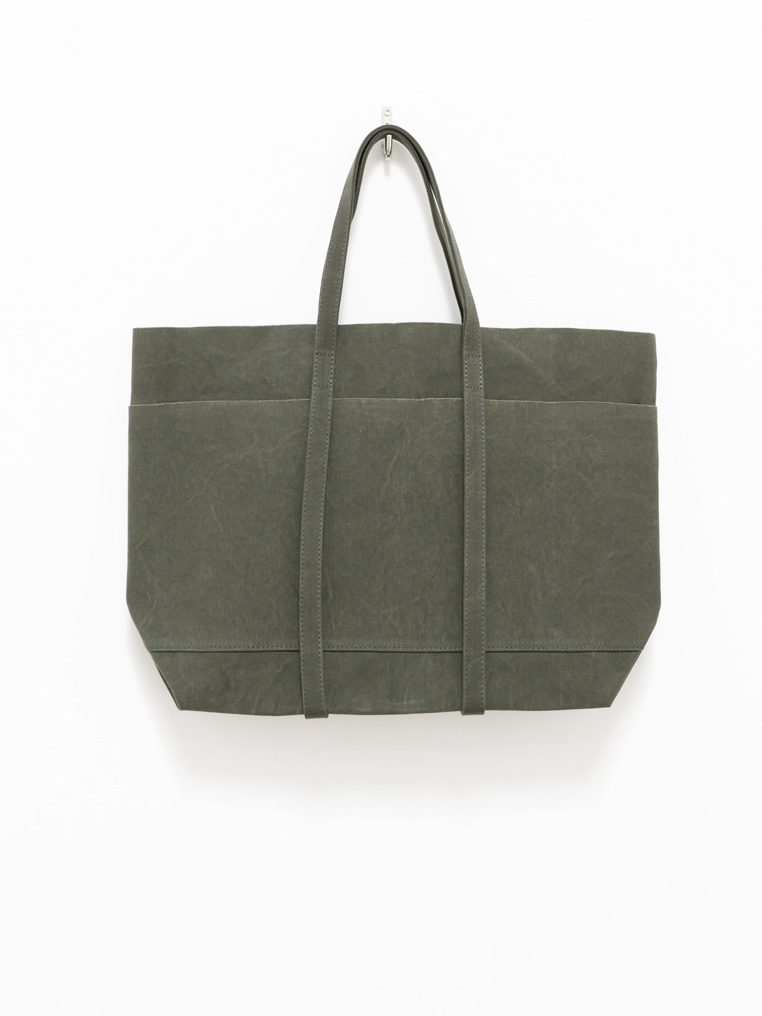 Namu Shop - Amiacalva Washed Canvas 6-Pocket Tote - Olive