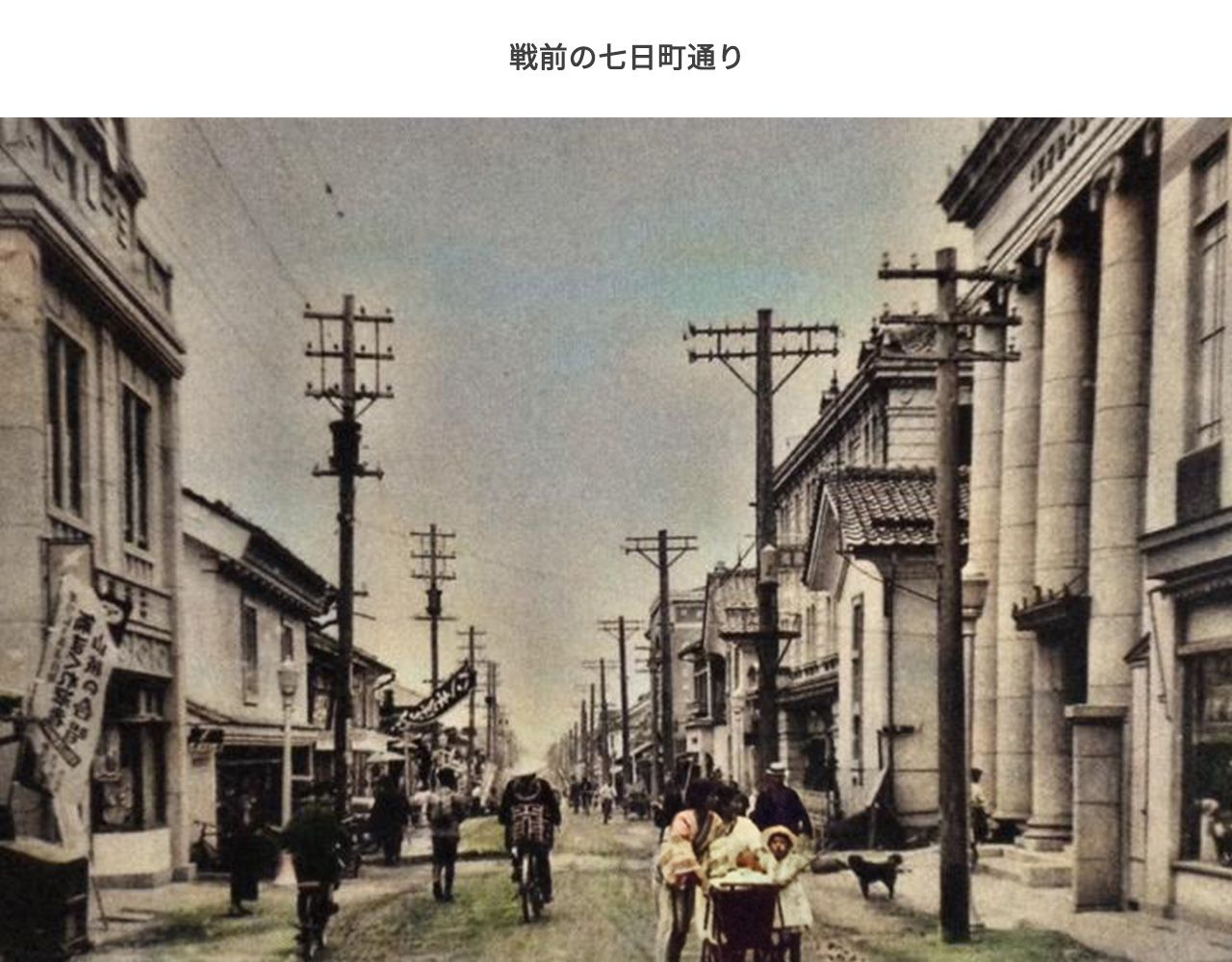 七日町通りの歴史 | 会津若松七日町通り