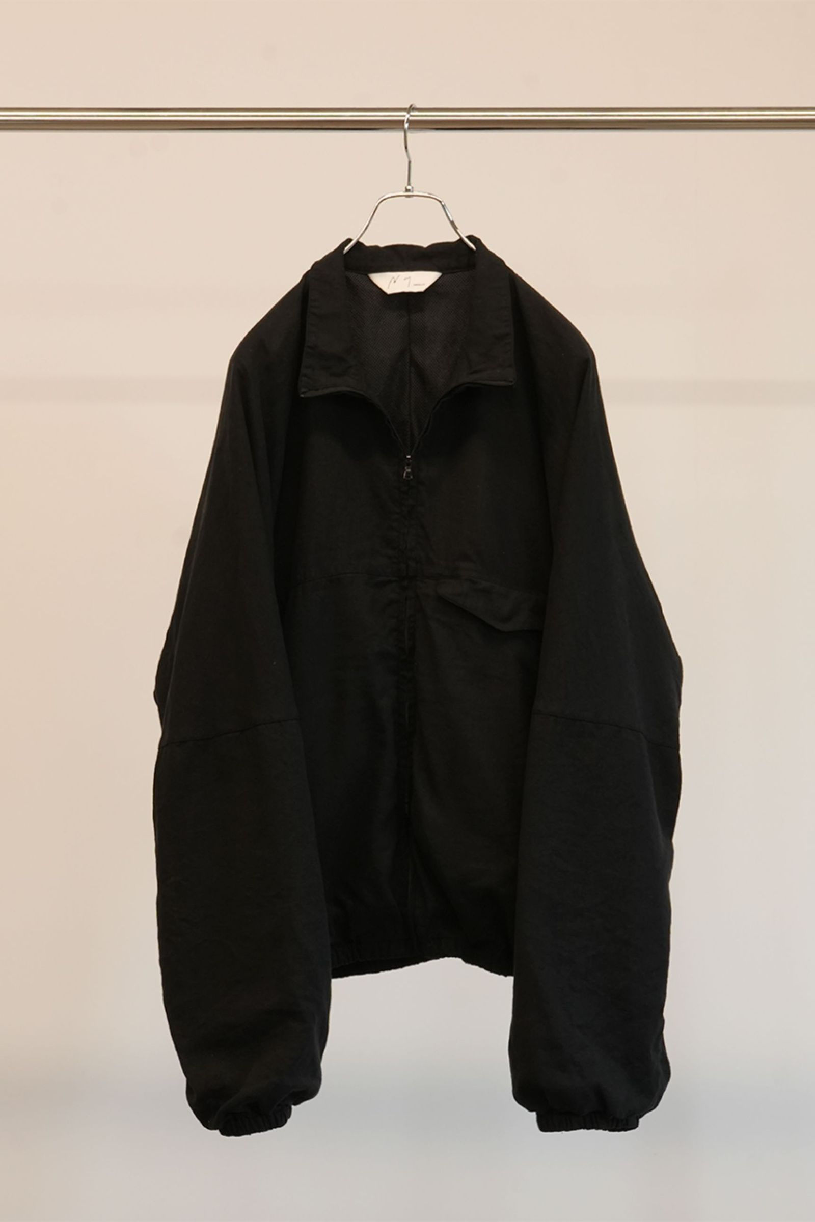 ANCELLM - SILK NEP KIMONO BLOUSON | BLACK | ブルゾン | NapsNote