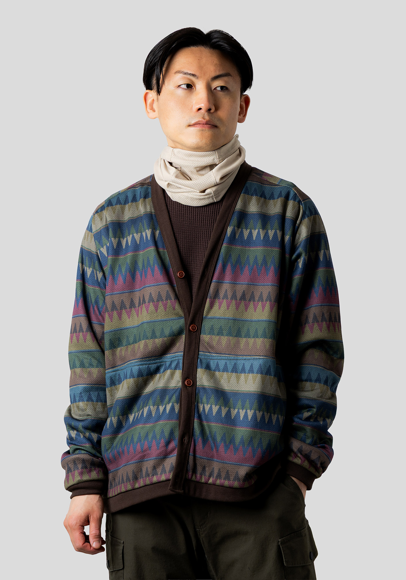 NFC Octaプリントカーディガン｜narifuri オンラインストア