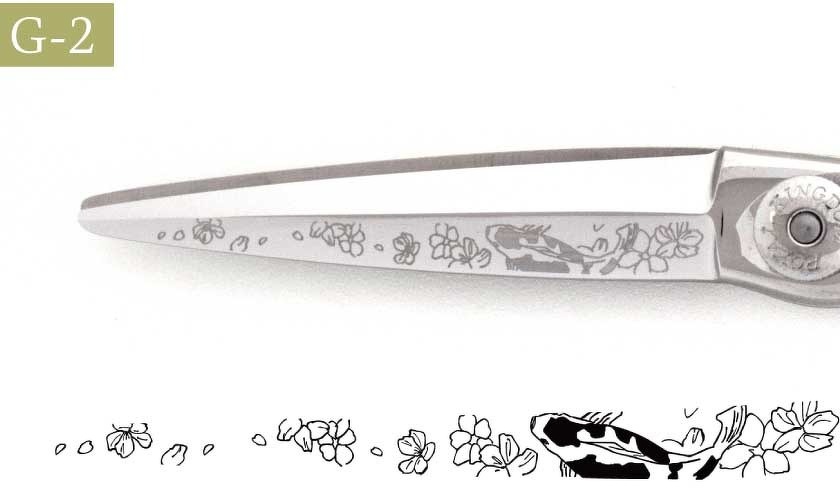 オリジナルオプション「レーザーグラフィック」 | 新商品情報 | 美容鋏