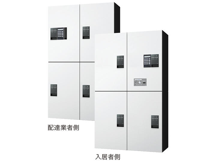 宅配ボックス（プチ宅unit） 前入後出／デジタルキー・防水タイプ