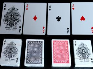 トランプ 赤・黒2箱セット A353 - 骨董、古民具、古書の“芳栄堂”