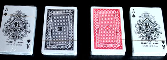 トランプ 赤・黒2箱セット A353 - 骨董、古民具、古書の“芳栄堂”