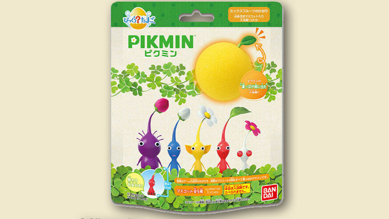 ピクミンが飛び出す入浴剤「びっくらたまご ピクミン」が発売中