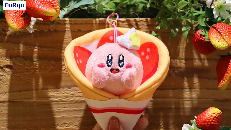 25年4月2週より、星のカービィの「クレープマスコット」と「いっしょに