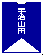 近鉄電車・運行標識板