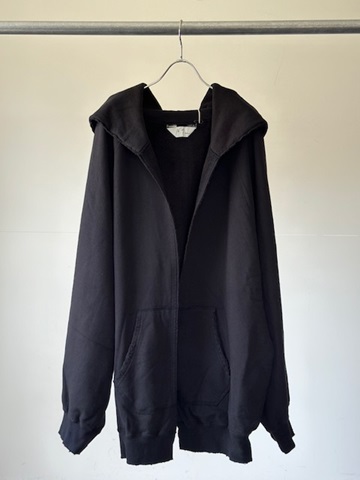 ANCELLM（アンセルム） OVER SWEAT COAT HOODIE(BLACK) s.t.c｜洋服