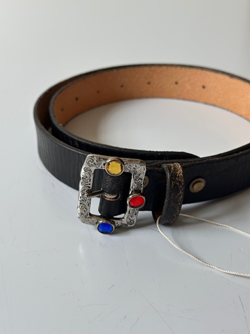 KAPITAL（キャピタル） オイルレザースタッズディスコバックルベルト