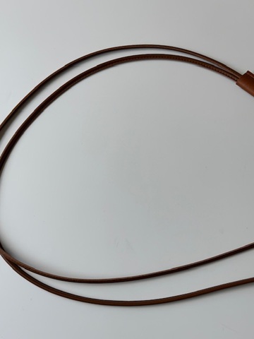 ANCELLM（アンセルム） LEATHER ROPE BELT(BROWN) s.t.c｜洋服・小物