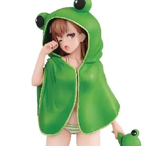 買取】御坂美琴 フード☆るっく ゲコ太ver. 1/7 プラスチック製塗装