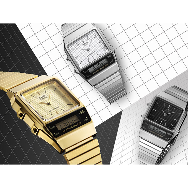 CASIO カシオ クラシック AQ-800E-1AJF アナデジ クォーツ メンズ