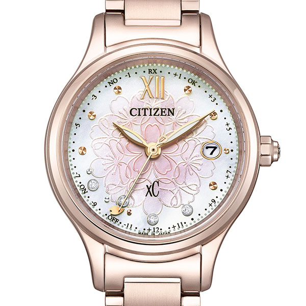 xC hikari collection 光発電エコ・ドライブ電波時計 SAKURA限定