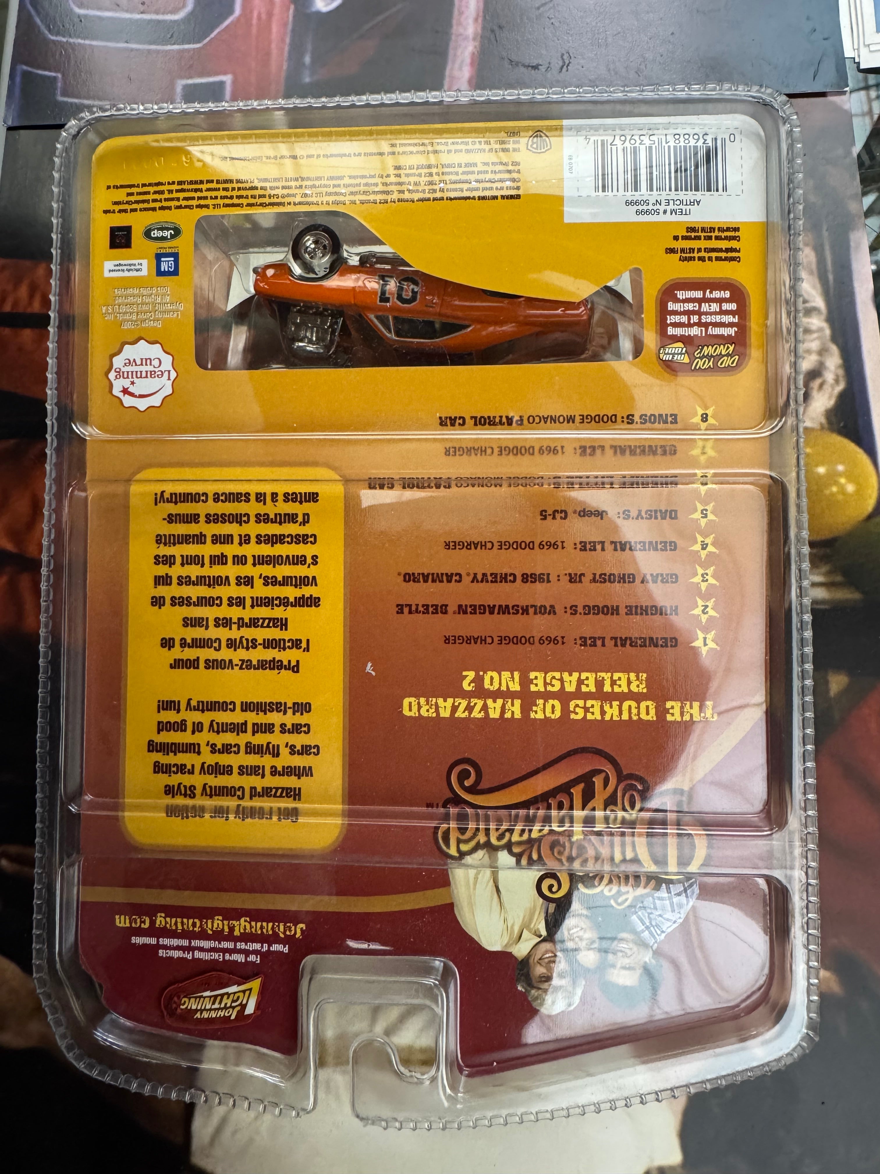 1:64 General Lee Zingers Johnny Lightning Series 2 – New England Dukes