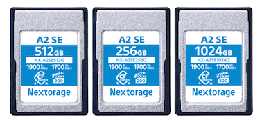 CFexpress™ 4.0 Type Aメモリーカード「NX-A2SEシリーズ」およびUSB