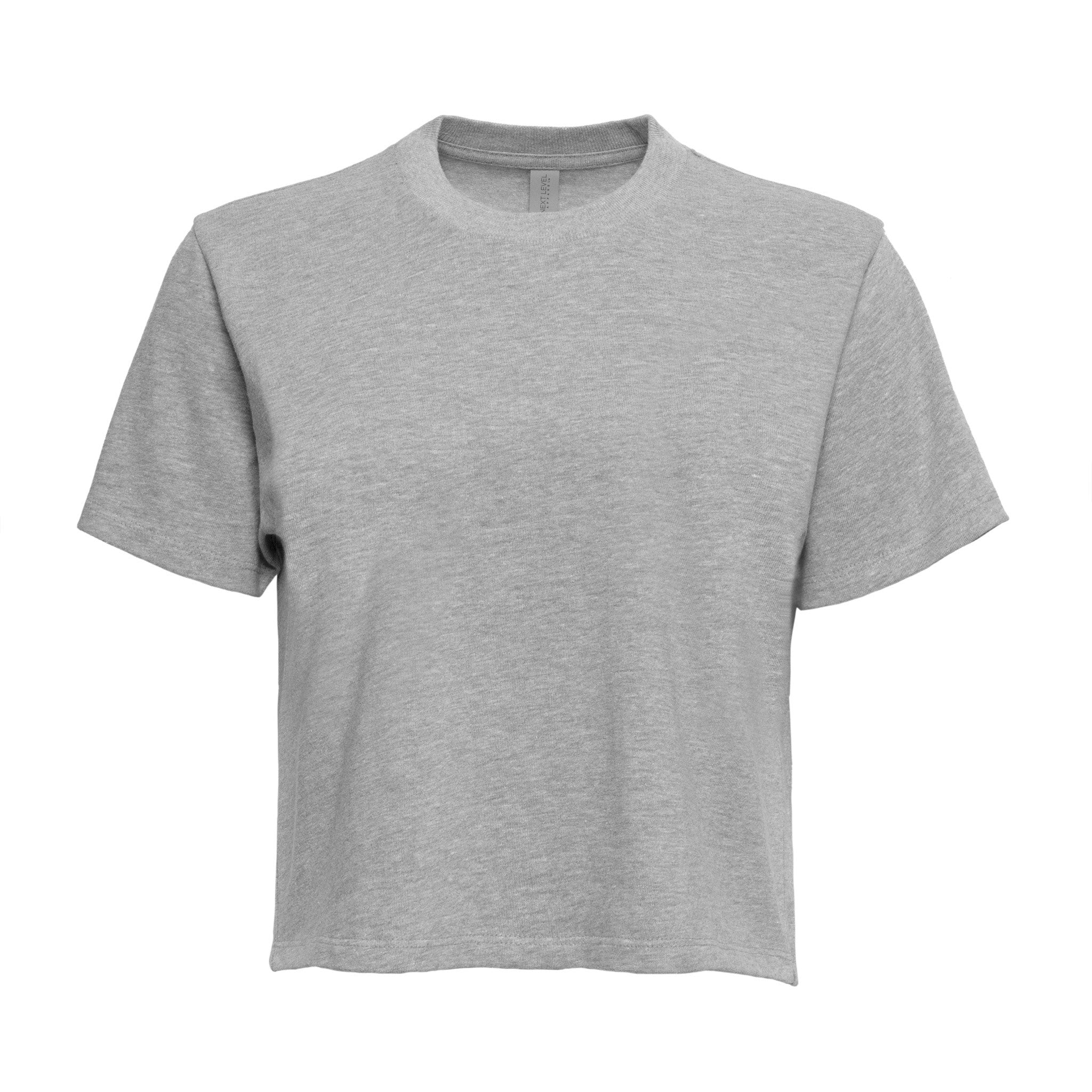 Heavyweight High Boxy T-Shirt - Heather Gray | 7610 | Next Level