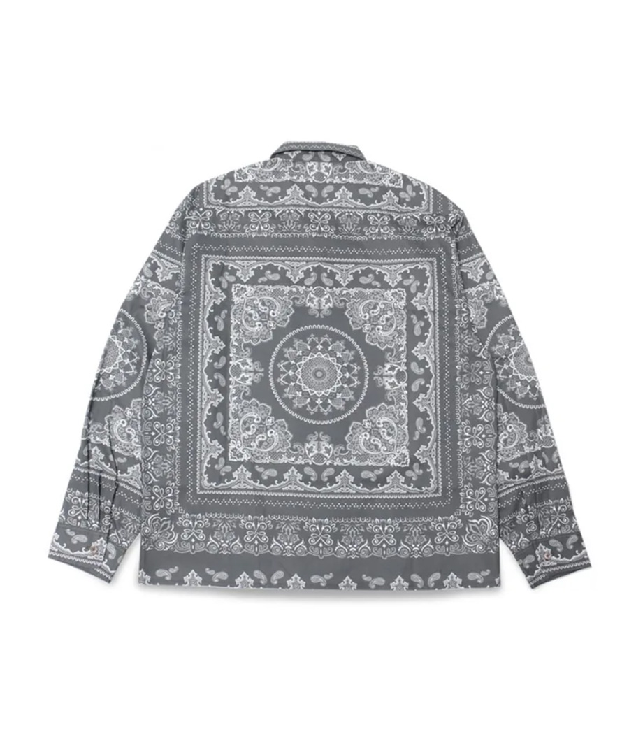 HIDEANDSEEK(ハイドアンドシーク) シャツ Bandana Pattern L/S Shirt
