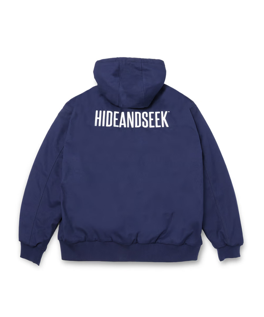 HIDEANDSEEK(ハイドアンドシーク) ダックパーカー Zip Hooded Work