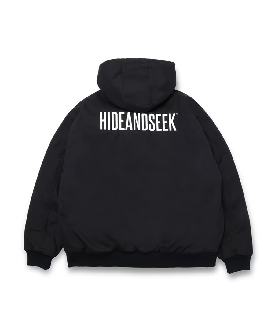 HIDEANDSEEK(ハイドアンドシーク) ダックパーカー Zip Hooded Work