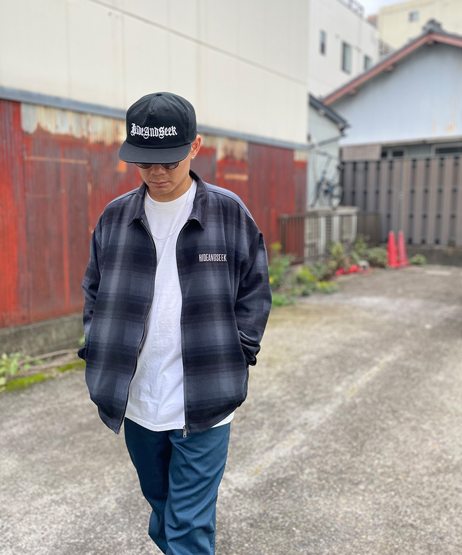 HIDEANDSEEK(ハイドアンドシーク) ジャケット Check Harrington Jacket