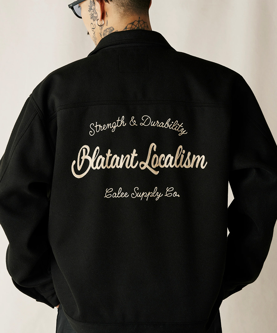 CALEE(キャリー) ジャケット PE MELTON SWINGTOP ＜BLATANT LOCALISM