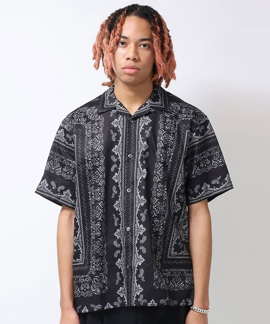 HIDEANDSEEK(ハイドアンドシーク) シャツ Bandana Pattern S/S Shirt