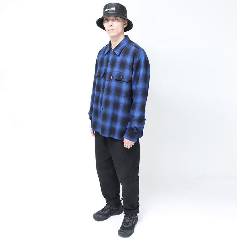 HIDEANDSEEK(ハイドアンドシーク) シャツ Ombre Check L/S Shirt(22aw