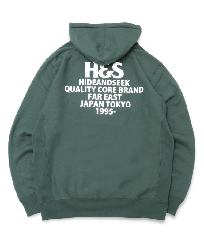 HIDEANDSEEK(ハイドアンドシーク) パーカー H&S Logo Hooded Sweat