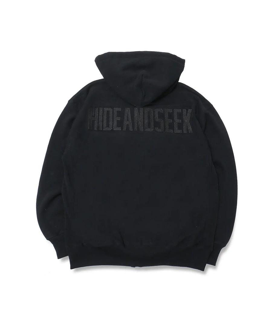 HIDEANDSEEK(ハイドアンドシーク) ジップパーカー College Zip Hooded