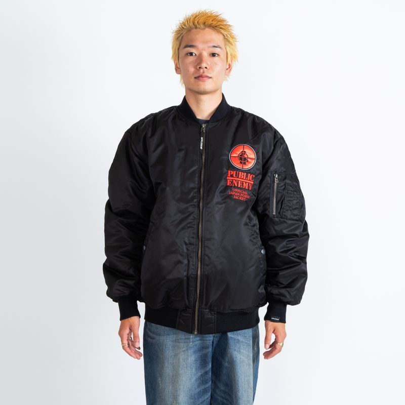 APPLEBUM(アップルバム) ジャケット ”PUBLIC ENEMY” MA-1 Jacket
