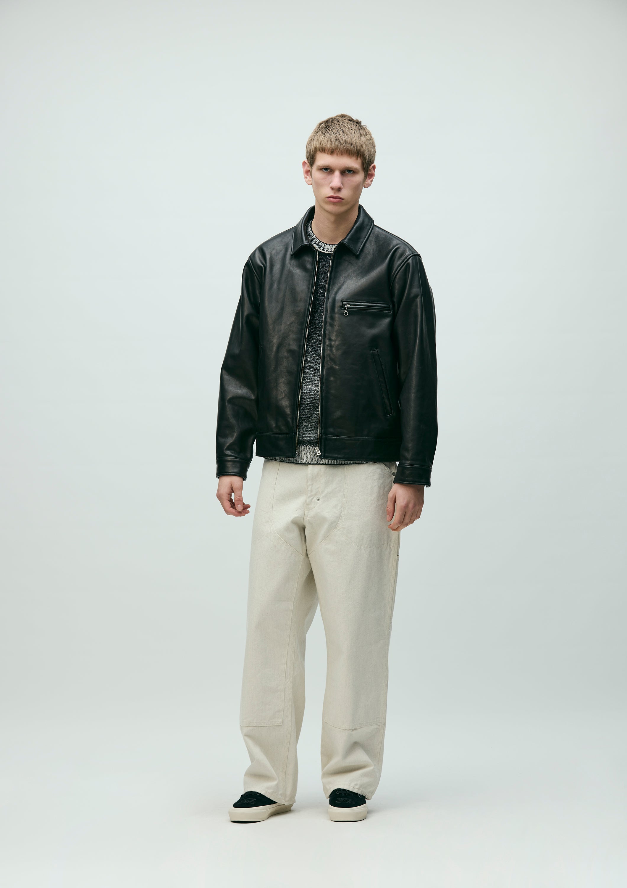 LEATHER SPORTS JACKET