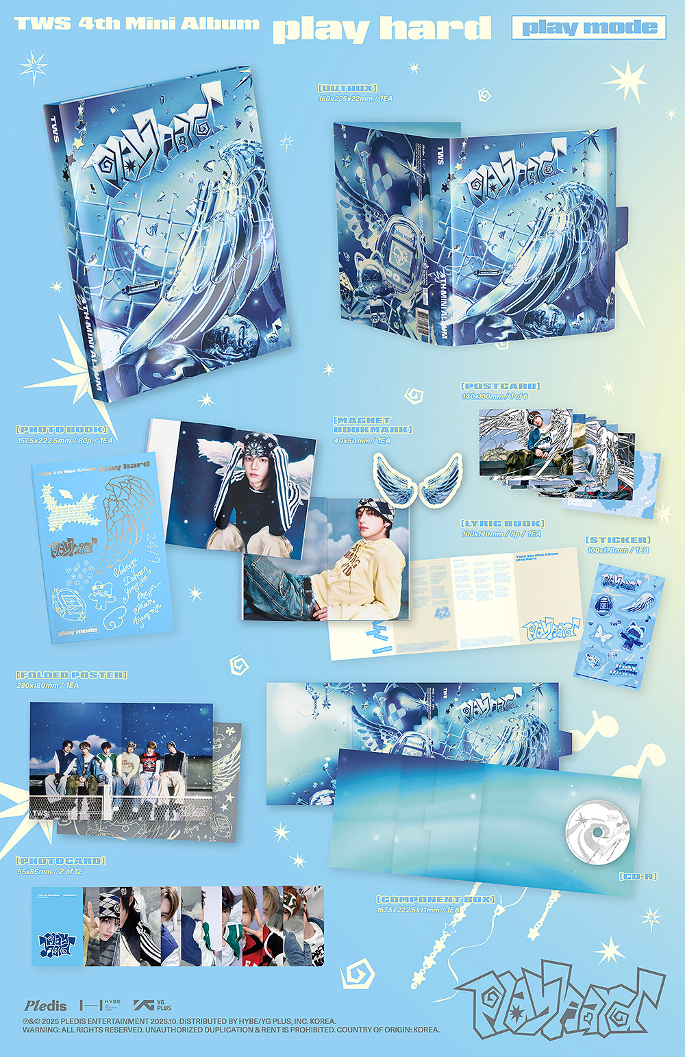 play hard (4th Mini Album) (play mode) [一般盤] [輸入盤] TWS CD