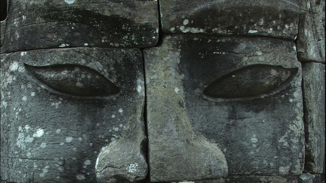 カンボジア アンコールトム遺跡 四面塔群 顔アップ｜地域｜NHKアーカイブス