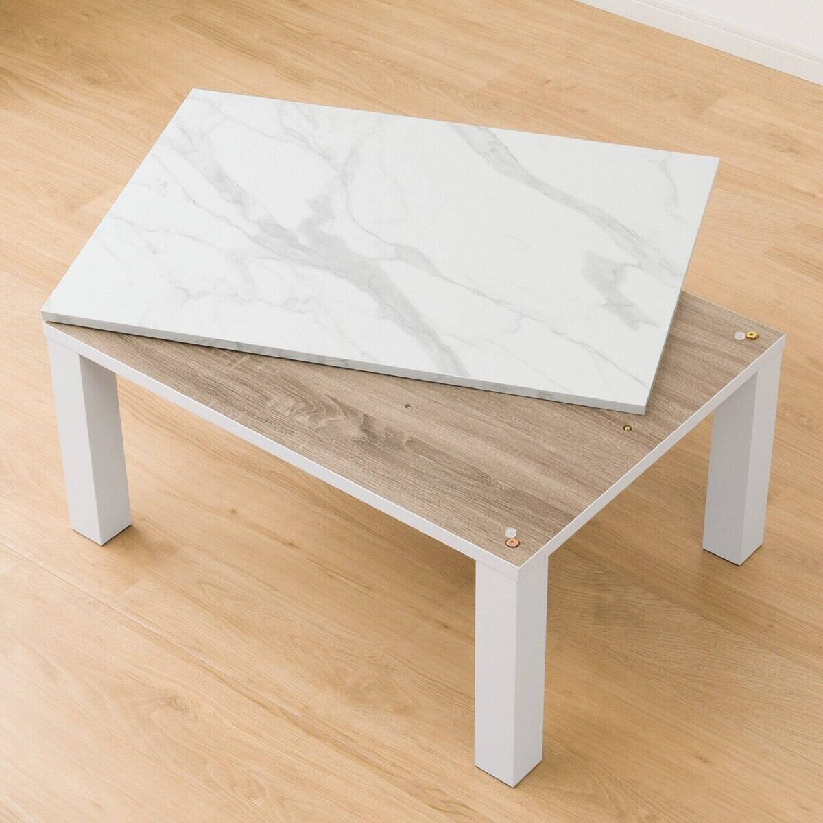 大理石調のリビングこたつ(LM23 8060WH) | ニトリネット【公式】 家具