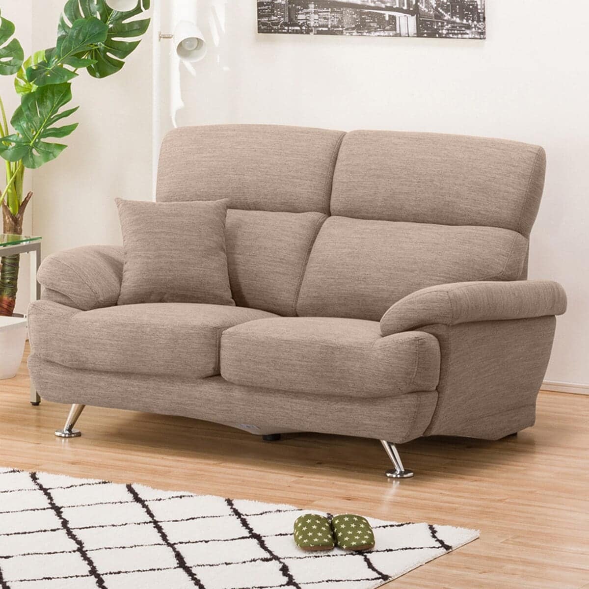 2人掛けソファ 布張りタイプ (NポケットA13 DR-BE) | ニトリネット