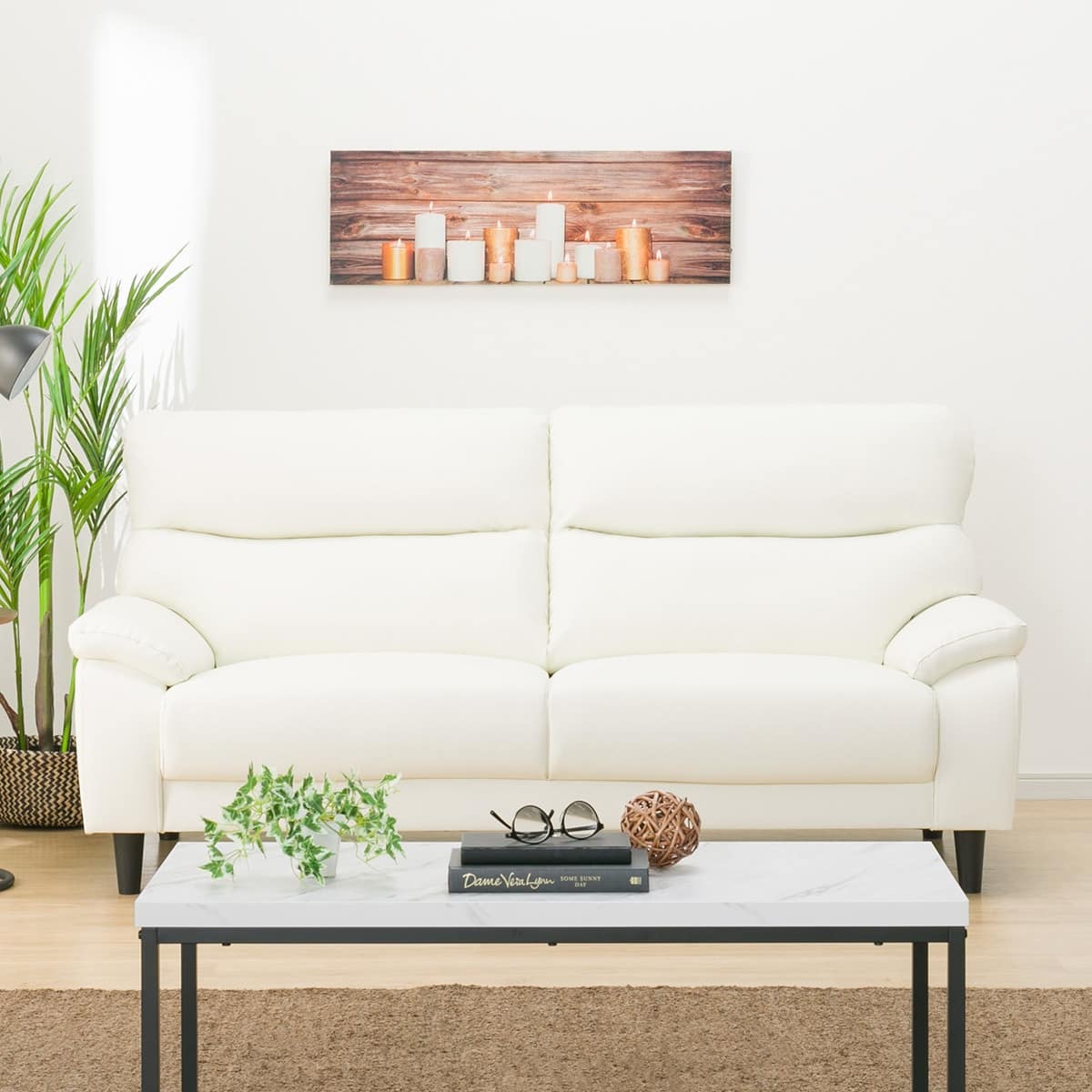 傷・汚れに強い 3人掛けソファ 合皮タイプ (MK02KD Nシールド IV