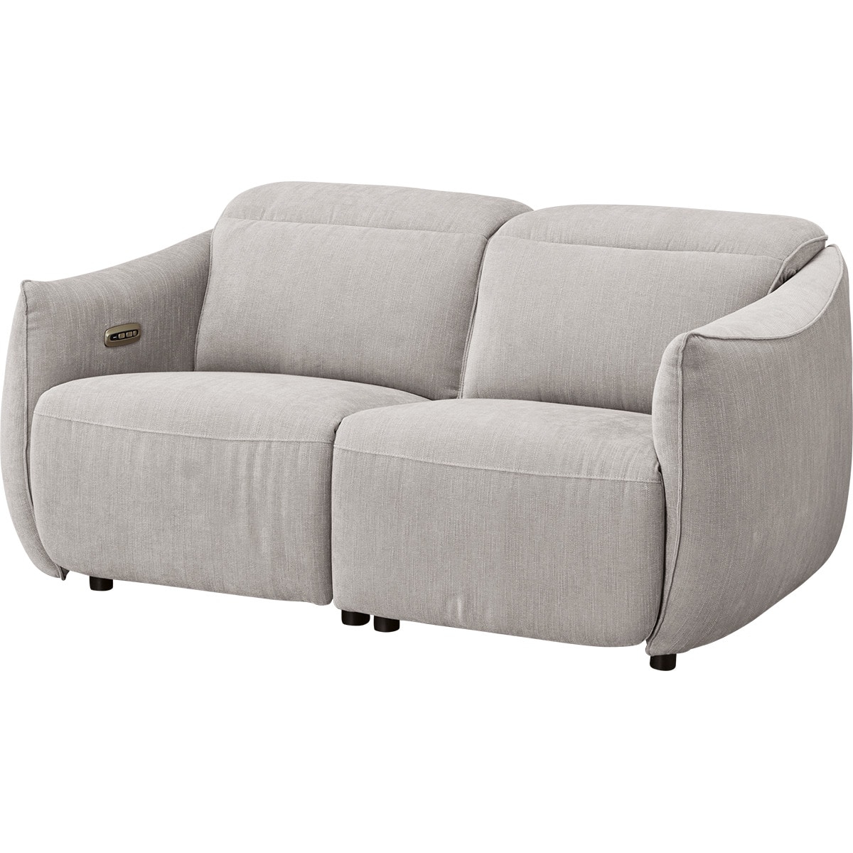 2人掛け電動リクライニングソファ 布張りタイプ (LE09 2モーター LGY