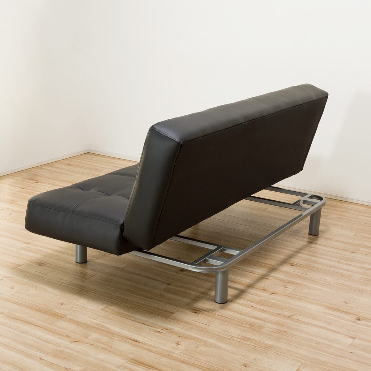 傷・汚れに強い ソファベッド 合皮タイプ (マークスAM Nシールド BK