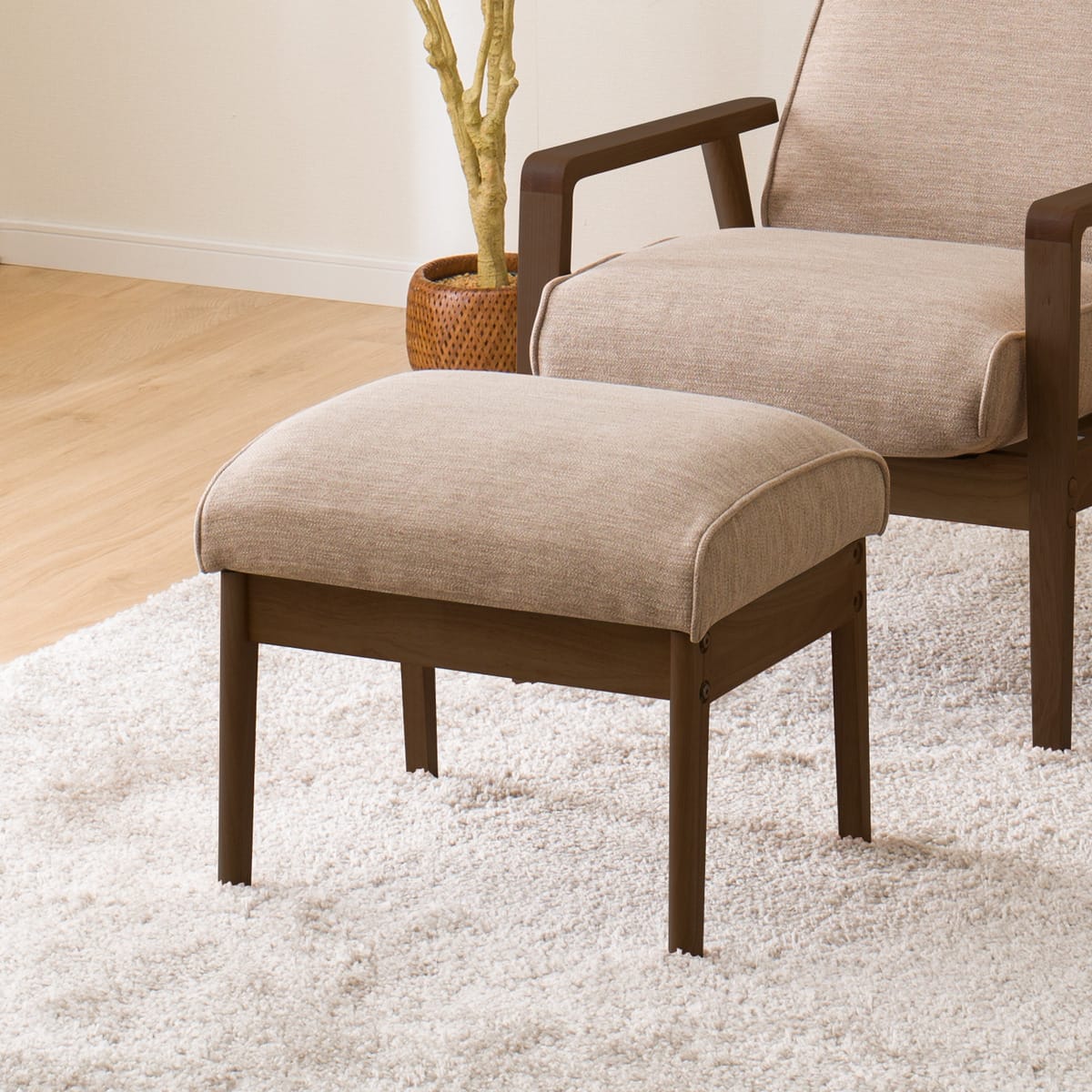 オットマン 布張りタイプ (アルナス DR-BE/MBR) | ニトリネット【公式