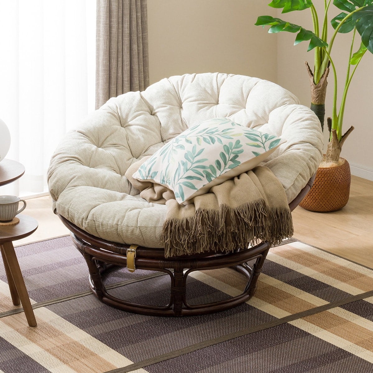 ニトリ リラックスチェア(パパサンチェアG MBR) - 通販 | 家具と