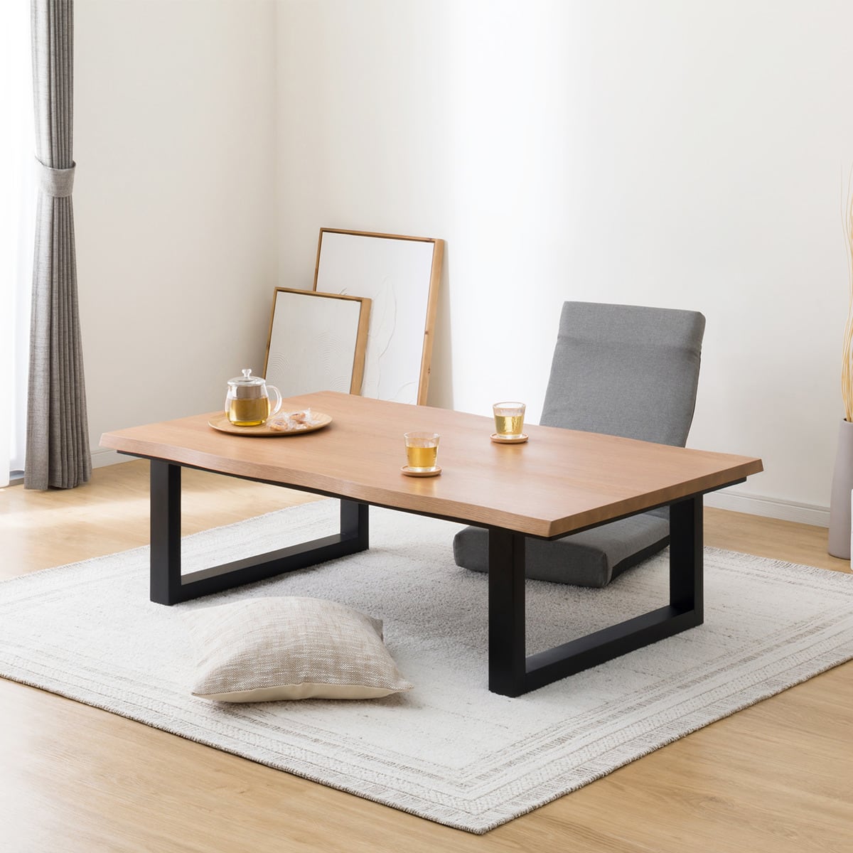 脚の向きをかえられるこたつ(DM01 135 LBR) | ニトリネット【公式