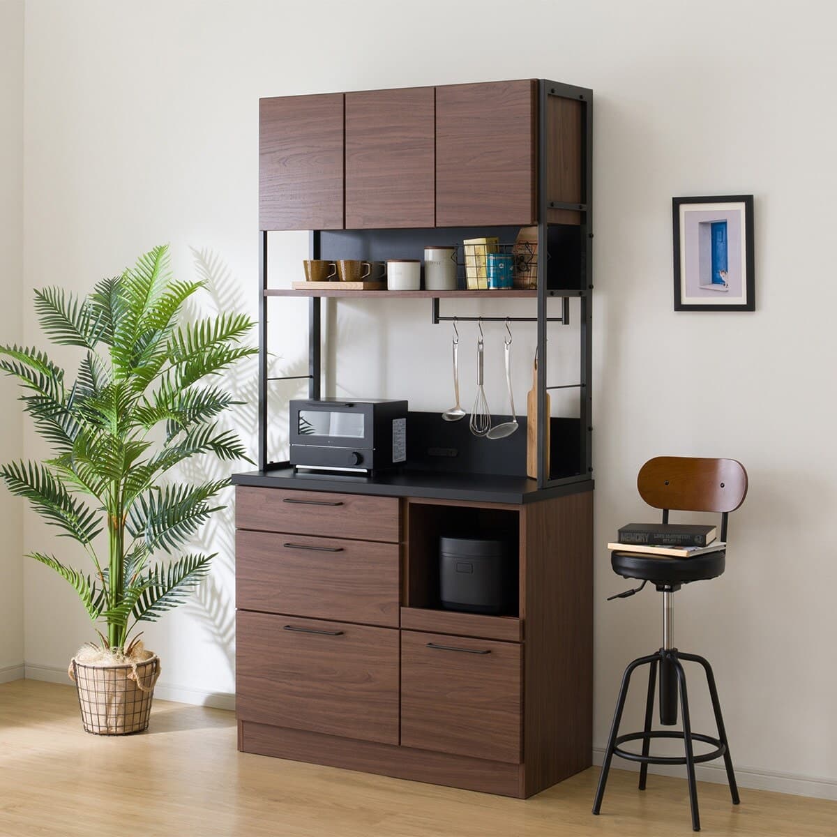 キッチンボード(IM301 100OP MBR) | ニトリネット【公式】 家具