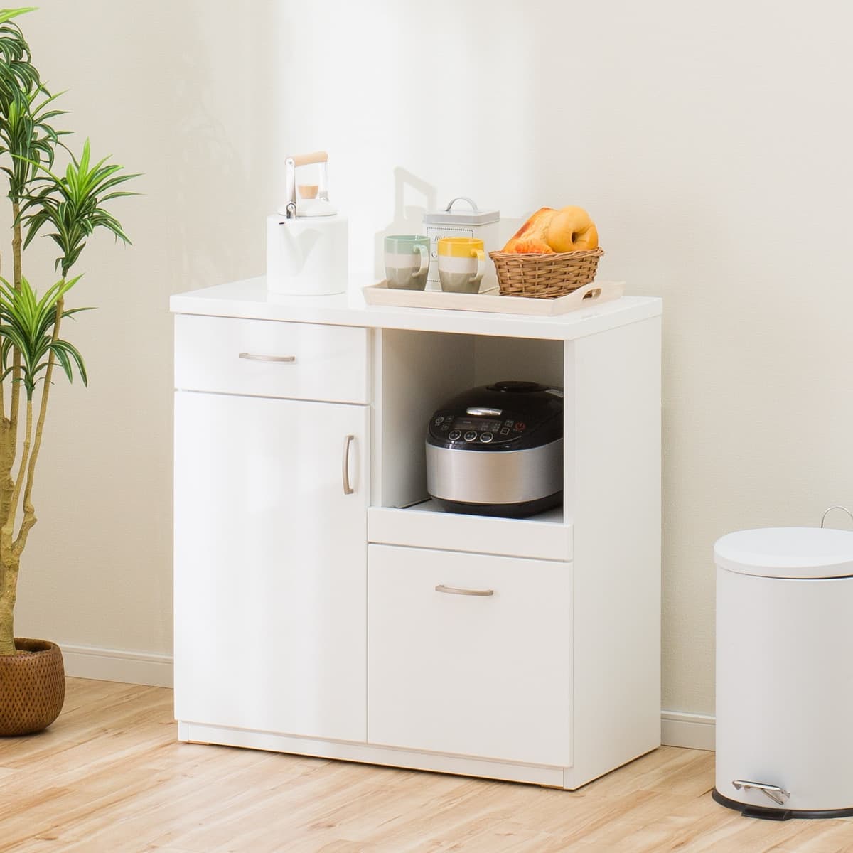 キッチンカウンター (コパン T 80CT-S WH) | ニトリネット【公式