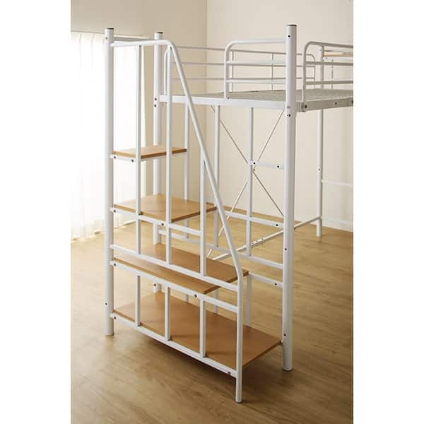 高さ2段階式階段付きロフトベッド(WH) | ニトリネット【公式】 家具