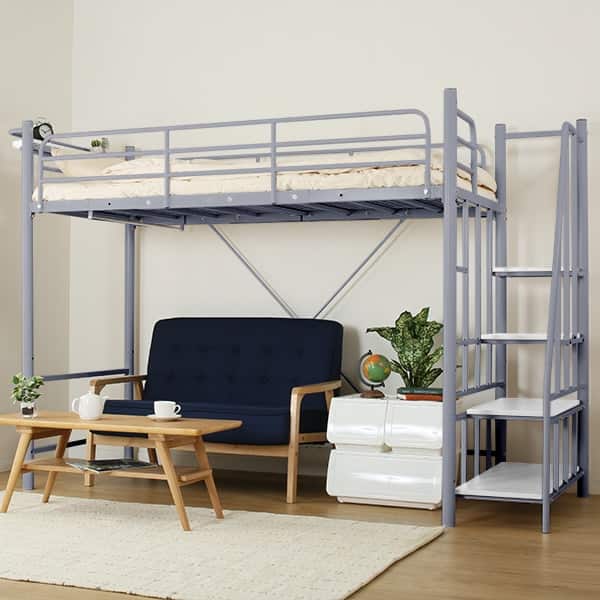 高さ2段階式階段付きロフトベッド(SV) | ニトリネット【公式】 家具