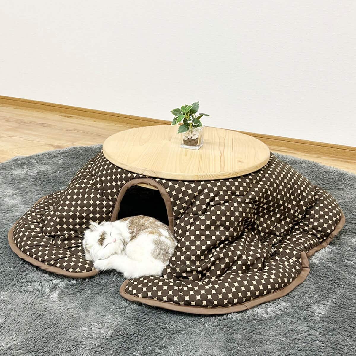 国産ヒノキを使用したヒーターなしネコちゃんこたつ（NA） | ニトリ