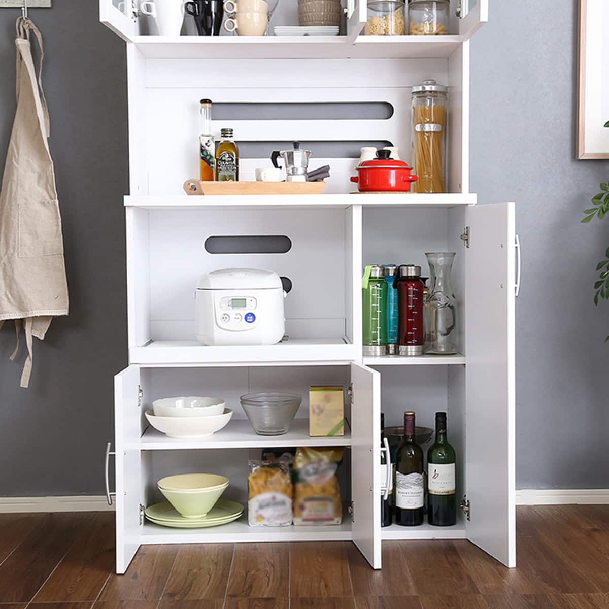 大容量収納キッチンボード (WH) | ニトリネット【公式】 家具