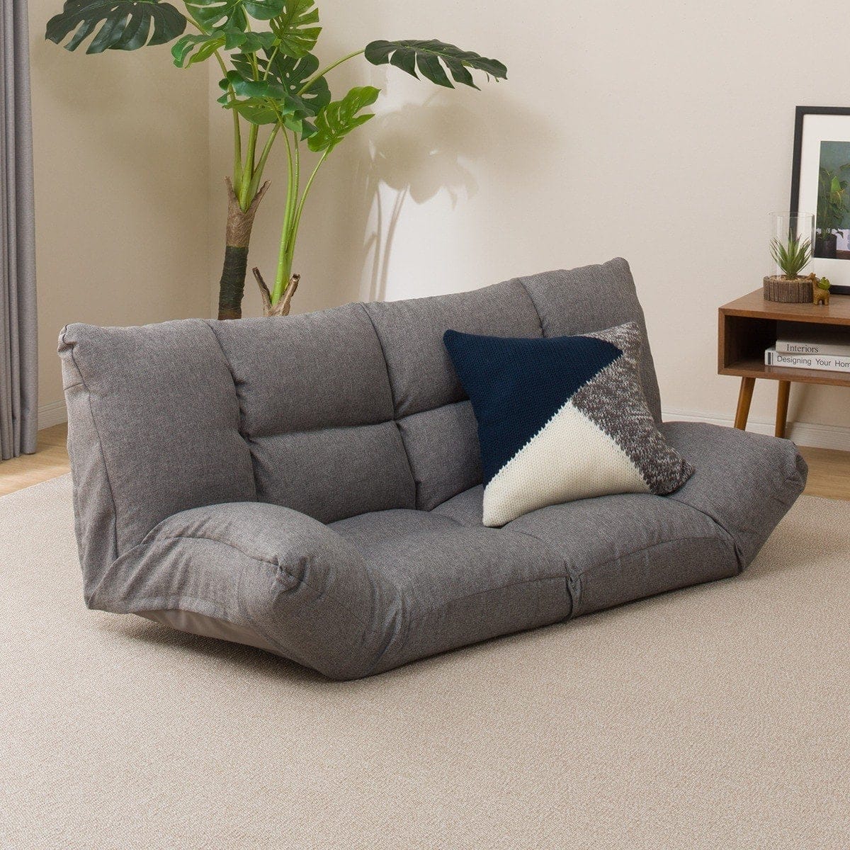 形が自在に変えられるコンパクトソファ(ツバサ3 GY) | ニトリネット