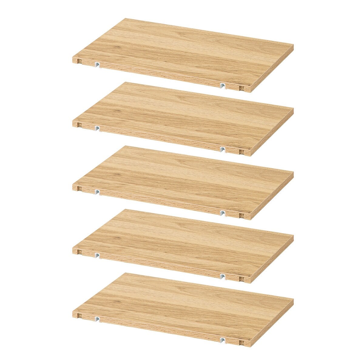 ボックスが選べるオープンシェルフMS専用 棚板(5枚セット ライト